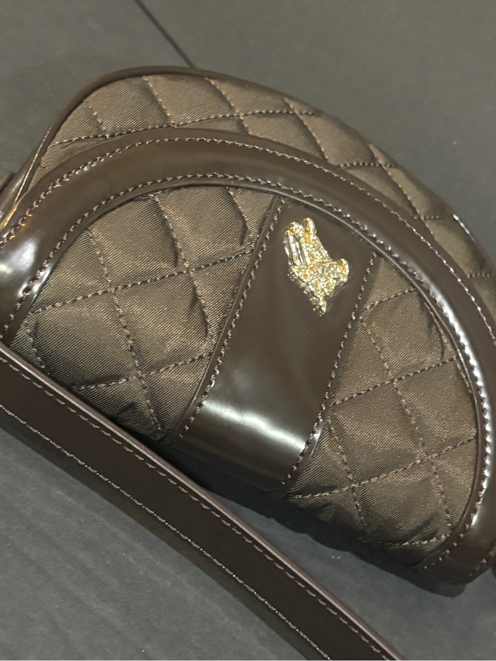Burberry Chocolate Brown Micro Convertible Belt Bag Crossbody - Picture 12 of 14